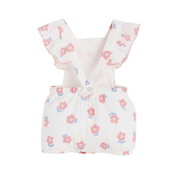 Babycottons Girls  Printed Romper - Picture 2 of 3
